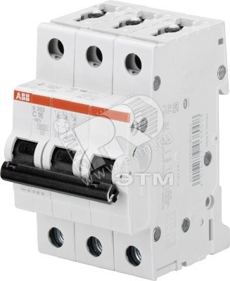 Автомат.выкл-ль 3-полюсной S203 C10 2CDS253001R0104