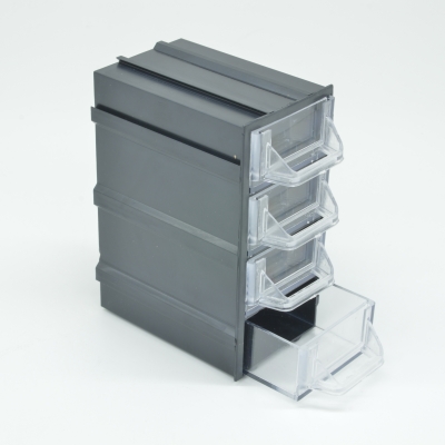 Бокс для р/дет К- 5 прозрачные/черный