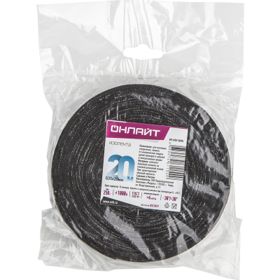 Изолента ХБ 20мм (рул.20м) 61 154 OIT-H20-20/BL 250г 61154