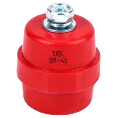 Изолятор SM40 (М8) силовой с болтом IEK YIS11-40-12-B