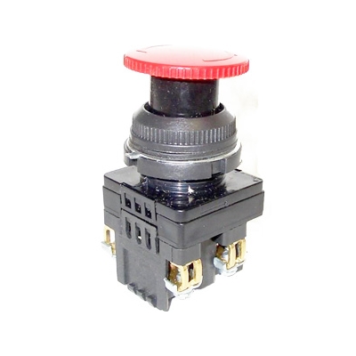 КЕ-131/3, красный, 2р, гриб с фикс., IP40, 10А ,660В (ЭТ)