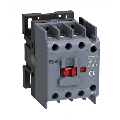 Контактор КМ-102 38А кат. 220В/230В AC 1НО AC-3 AC-4 22313DEK