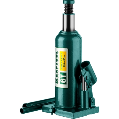 KRAFTOOL KRAFT-LIFT, 6 т, 216 - 413 мм, бутылочный гидравлический домкрат (43462-6)