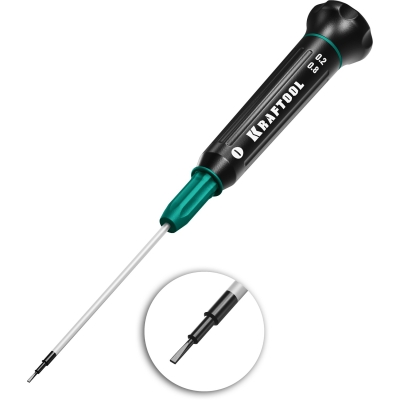 KRAFTOOL Precision SL0.8, отвертка для точных работ (25681-0.8)