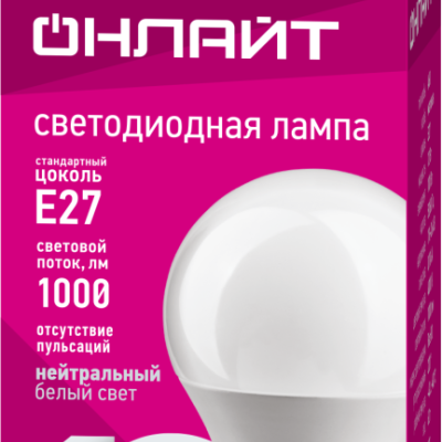 Лампа светодиодная 71 655 OLL-A65/А60-12-230-4K-E27 12Вт грушевидная 4000К нейтр. бел. E27 1000лм 176-264В 71655
