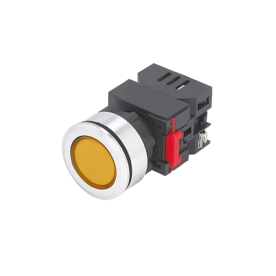 ЛС-30-О-2-220-65У1, оранжевая, светодиодная матрица d=30мм, 220В AC/DC, IP65 (ЭТ)