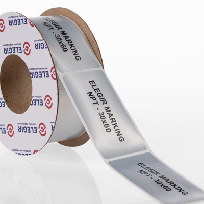 Маркировочная наклейка NPT-30х60 металлизирован. (уп. 400 шт.) арт.1266030