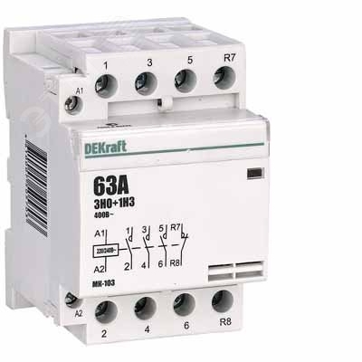 Модульный контактор 3НО+1НЗ 40А 230В МК-103 C2 18082DEK