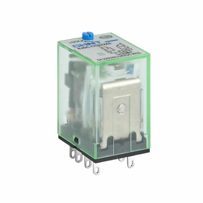 Реле промежуточное с кнопкой тестирования NJDC-17(D)/2Z 2 конт. с инд. LED 10А AC 220В 651132