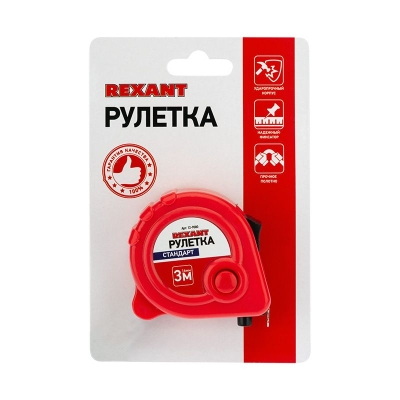 Рулетка измерительная СТАНДАРТ 3м Х 16мм