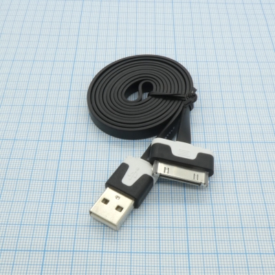 Шнур USB A (шт.) - iPhone 3/4