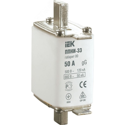 Вставка плавкая ППНИ-33 80А габарит 00 DPP10-080