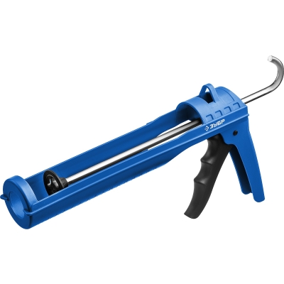 ЗУБР 310 мл, антикапельная система, легкий полукорпусной пистолет для герметика (06627)