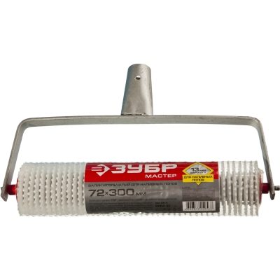 ЗУБР 72 х 300 мм, бюгель 8 мм, полипропилен, игольчатый валик для наливных полов (03952-30)