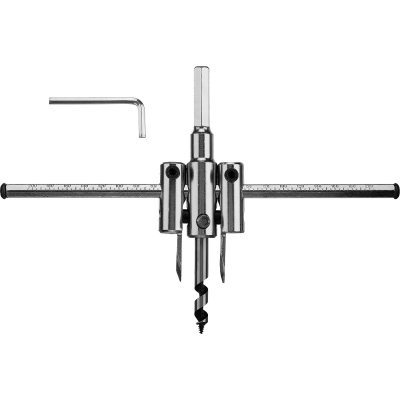 ЗУБР d 40-200 мм, глубина реза 30 мм, регулируемое сверло по дереву (29440-200)