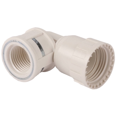 ЗУБР ШиреФит, накидная гайка - внутренняя резьба, 16 мм-1/2″, угловой переходник (51484-16-1/2)