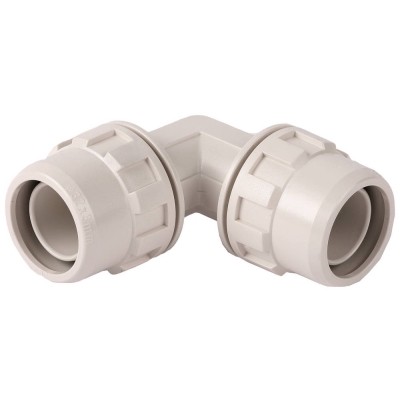 ЗУБР ШиреФит, штуцер с гайкой - штуцер с гайкой 90°, 16 мм, угловой соединитель (51492-16)